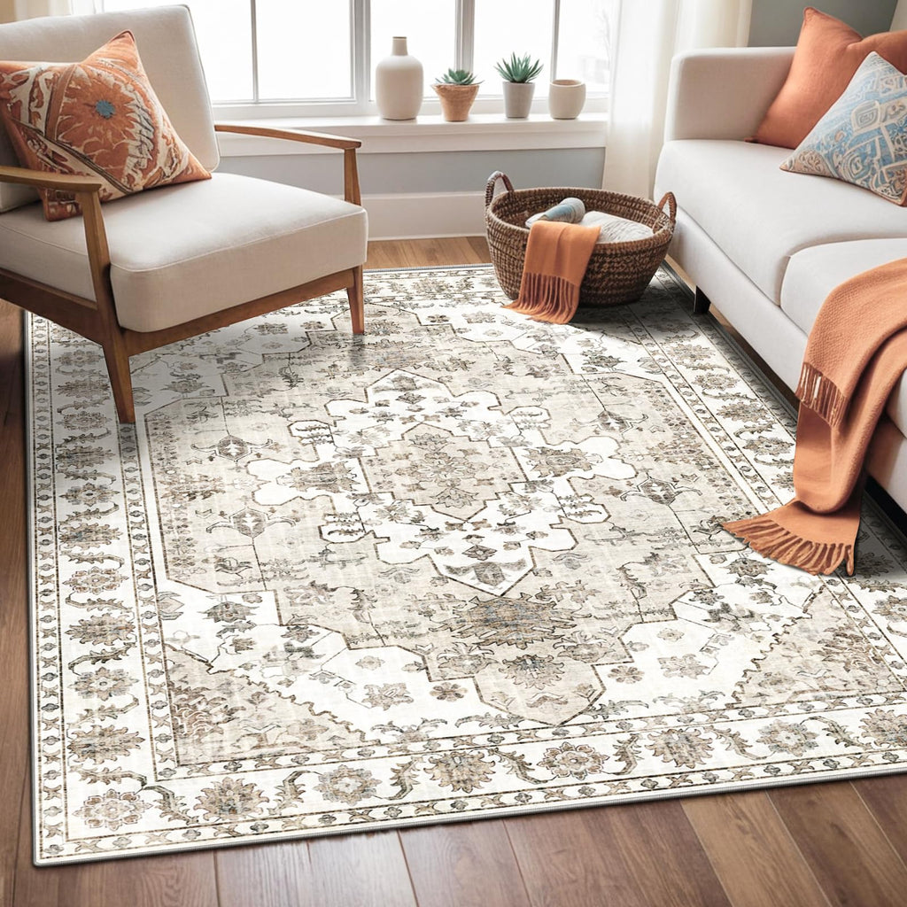 Hearthly Boho Medallion Area Rug